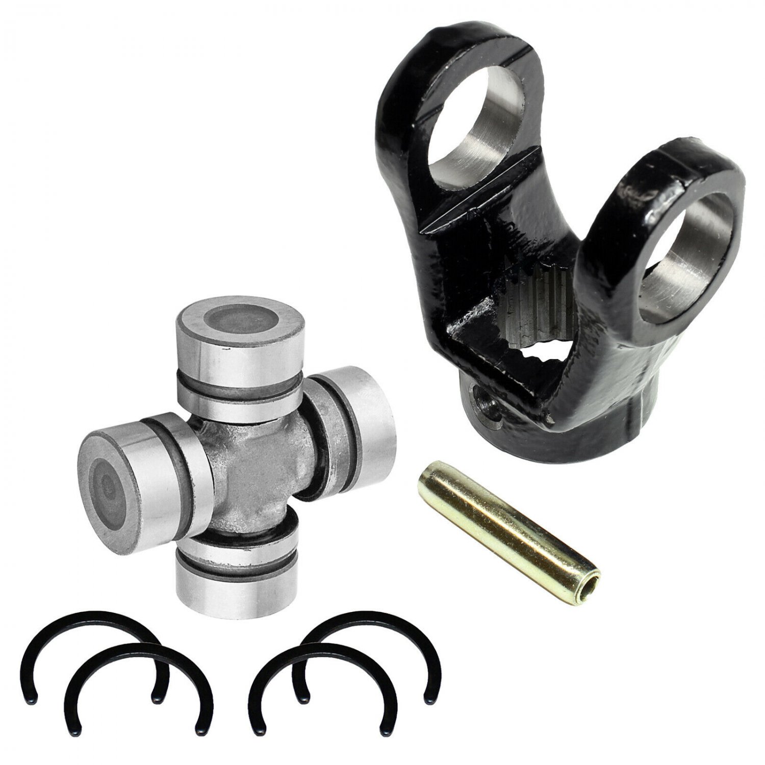 FRONT DRIVE SHAFT YOKE & U-JOINT KIT FOR POLARIS SCRAMBLER 500 4X4 1998-2012