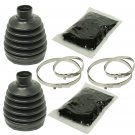 REAR AXLE INNER and OUTER CV BOOT KITS Fits POLARIS RANGER 800 4X4 6X6 EFI 2010