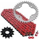 Red Drive Chain and Sprockets Kit Fits HONDA TRX450ER Electric Start 2006-2014