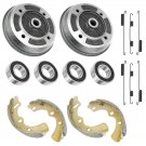 2 REAR BRAKE DRUM SHOES KIT FOR Kawasaki MULE 2510 KAF950A KAF950 A Diesel 00-01