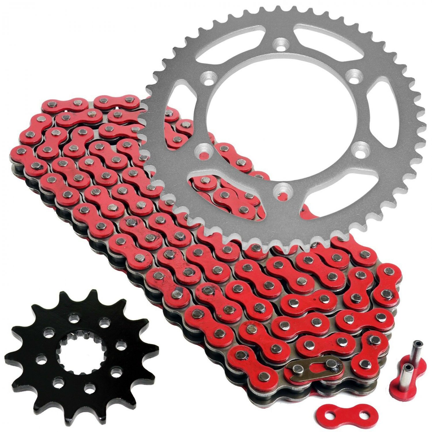 Red Drive Chain and Sprocket Kit Fits YAMAHA YZ450F 2003 2004