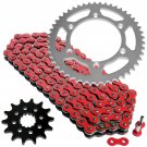Red Drive Chain and Sprocket Kit Fits YAMAHA YZ450F 2003 2004