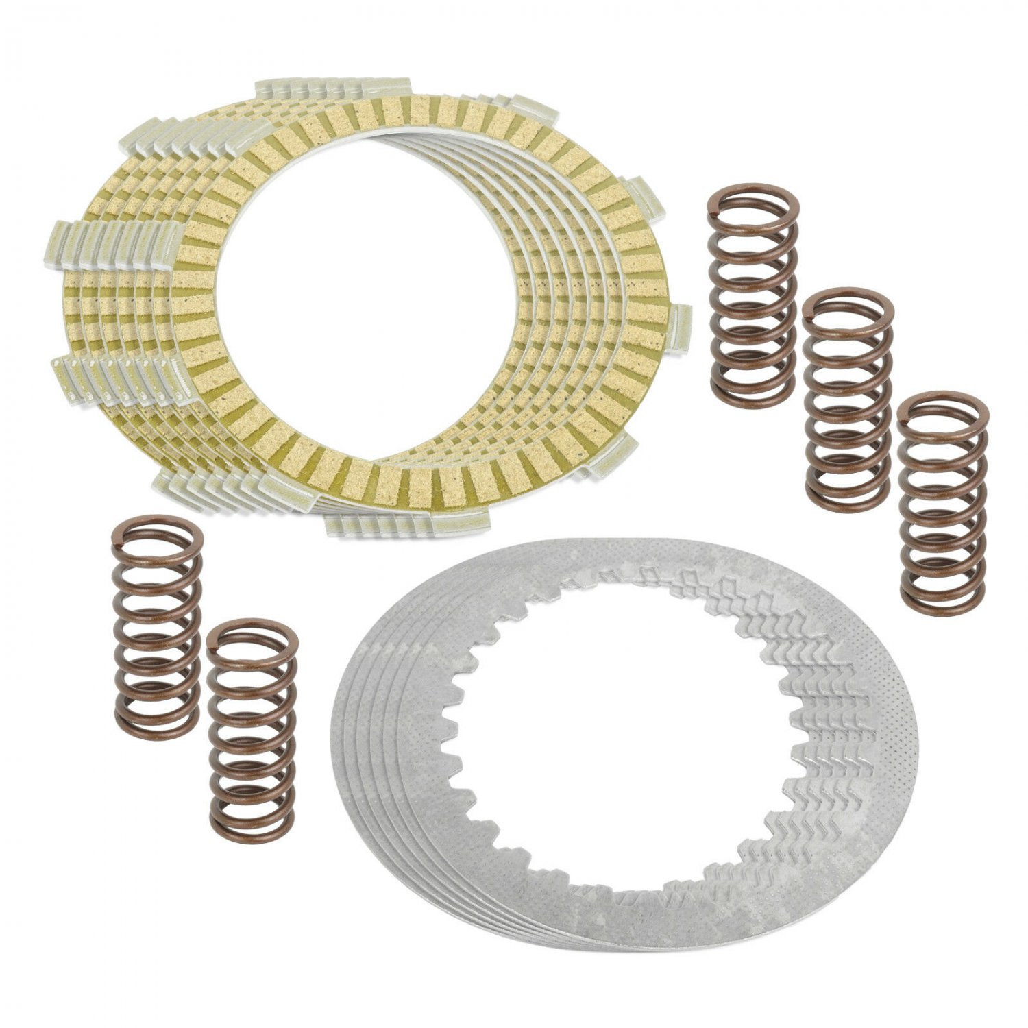 CLUTCH FRICTION PLATES and SPRINGS KIT Fits HONDA CBR600F4 1999 2000