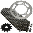 Black Drive Chain and Sprocket Kit Fits SUZUKI RM125 1985 1992-1996 2000-2004