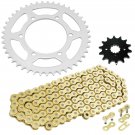Drive Chain & Sprockets Kit Fits KAWASAKI EX250F Ninja 250R 1988-2007