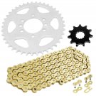 Drive Chain & Sprockets Kit For SUZUKI LT230E QuadRunner 230 1986 1987 1988-1993