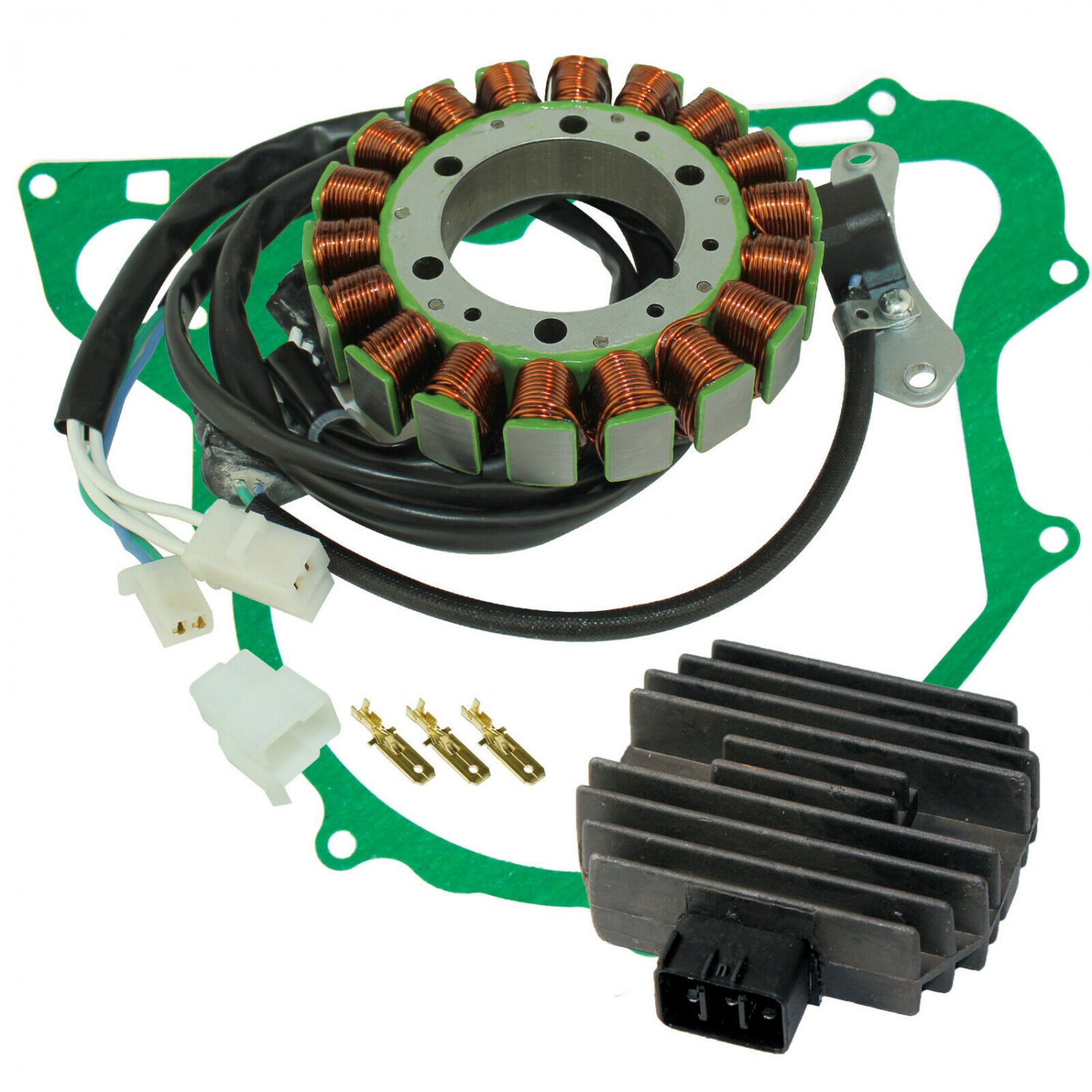 STATOR REGULATOR RECTIFIER w/GASKET FIT YAMAHA V-STAR 650 CLASSIC XVS650 1998-00