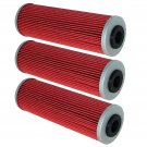 3 Pack Oil Filter FITS KTM 1090 Adventure R 2017-2019 / 61338015100 61338015200