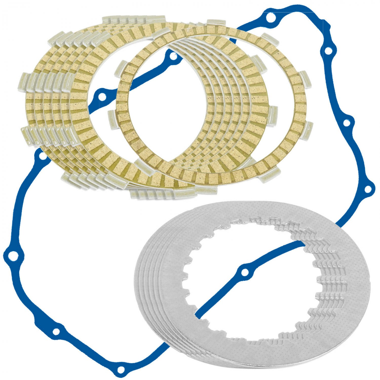 CLUTCH FRICTION PLATES and GASKET KIT Fits HONDA CM450C CM450E 1982 1983