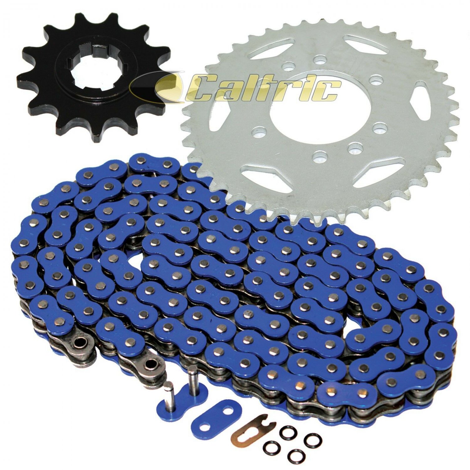 Blue O-Ring Drive Chain & Sprockets Kit Fits SUZUKI LT500R QuadRacer 500 1988-92