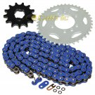 Blue O-Ring Drive Chain & Sprockets Kit Fits SUZUKI LT500R QuadRacer 500 1988-92