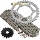 Drive Chain & Sprockets Kit Fits YAMAHA FZ6 2004 2005 2006 2007 2008 2009
