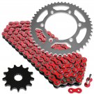 Red Drive Chain and Sprocket Kit Fits YAMAHA YZ125 2002 2003 2004