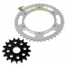 Front & Rear Sprockets Kit Fits KAWASAKI ZX1100D Ninja ZX-11 1993-2001