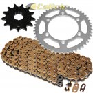 Gold O-Ring Drive Chain & Sprockets Kit Fits KAWASAKI KX250F 2006 07 08 09 2010