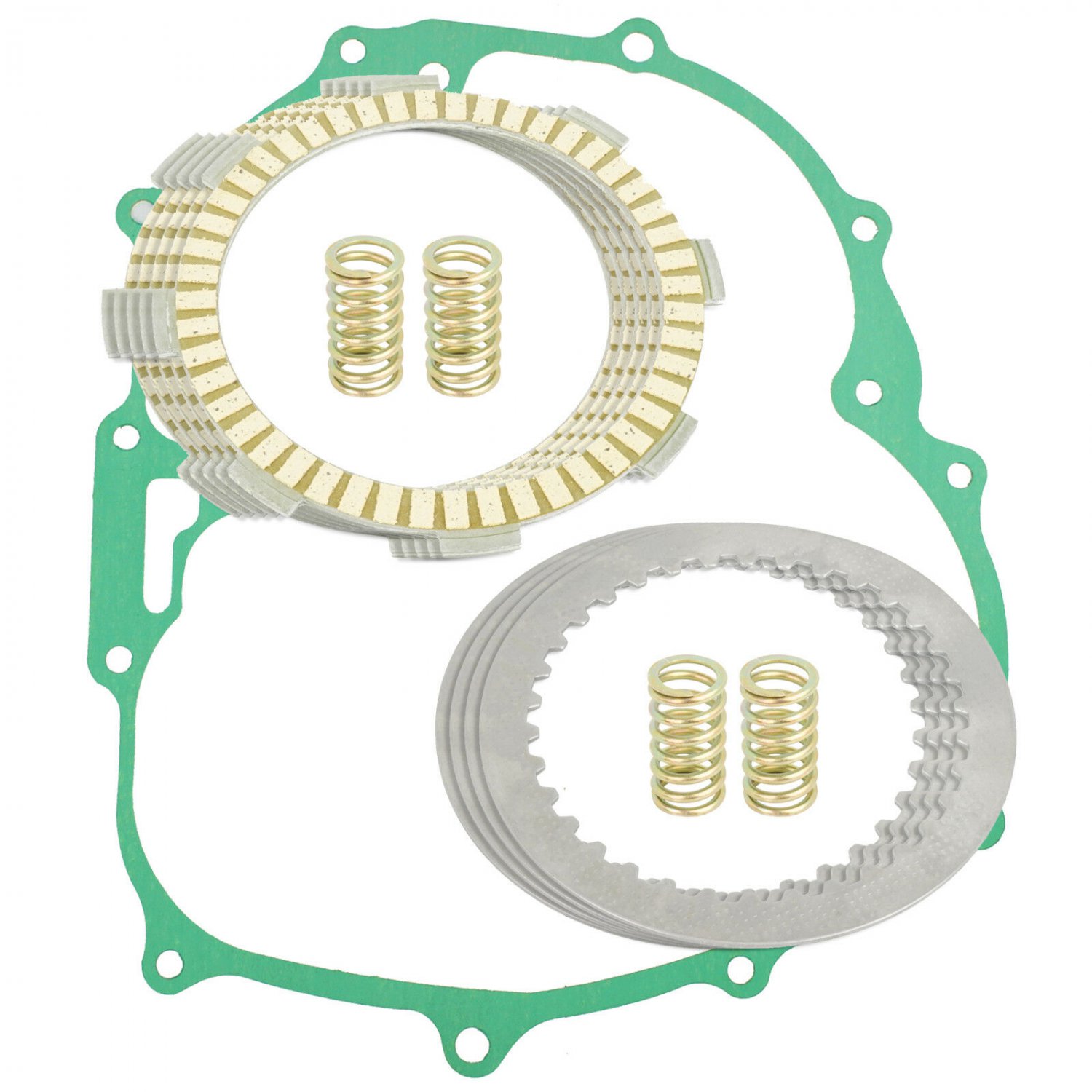 CLUTCH FRICTION PLATES and GASKET KIT Fits HONDA TRX200 TRX200D 2X4 1990-97
