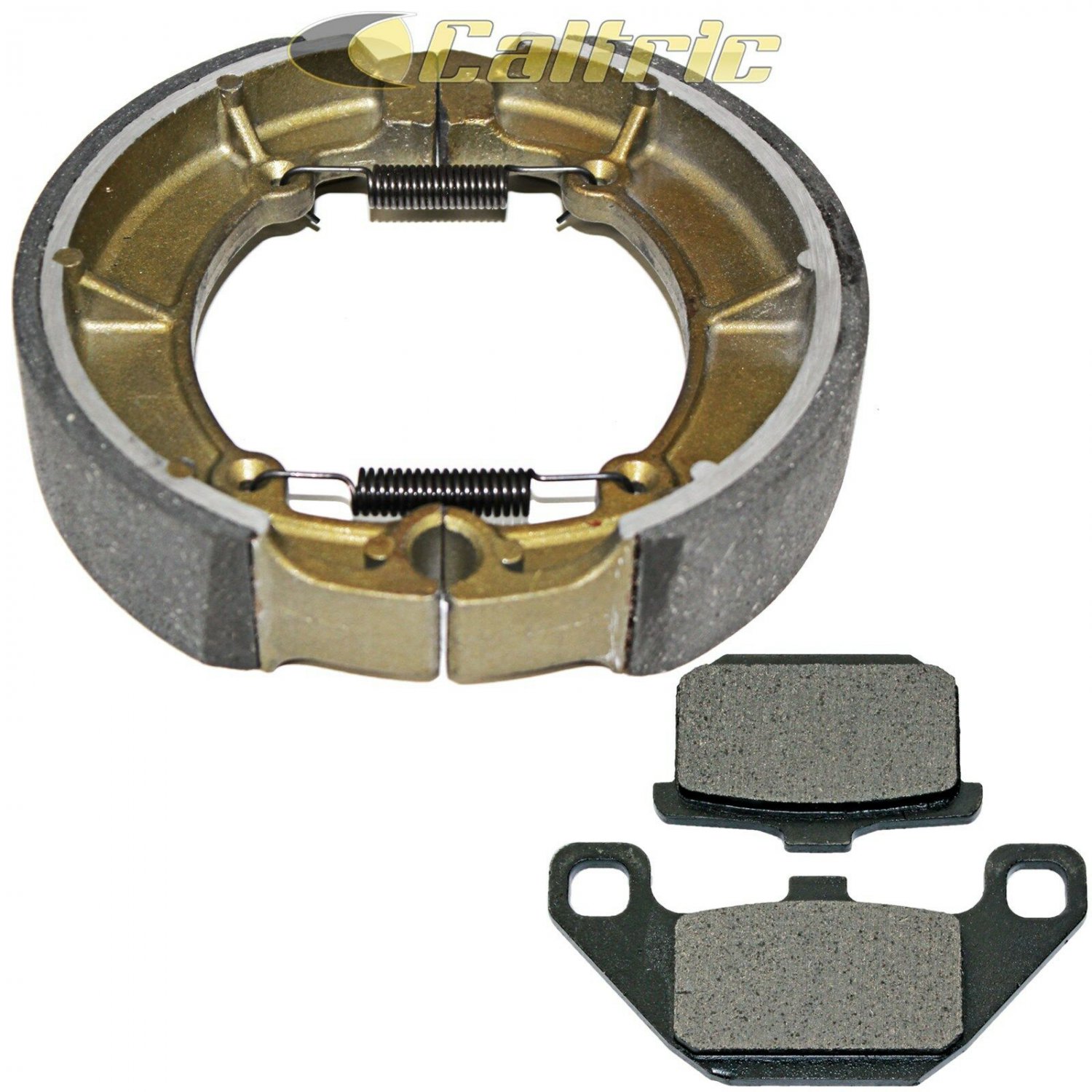 FRONT BRAKE PADS & REAR SHOES Fits KAWASAKI ZL600A Eliminator 600 1986 1987