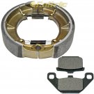 FRONT BRAKE PADS & REAR SHOES Fits KAWASAKI ZL600A Eliminator 600 1986 1987