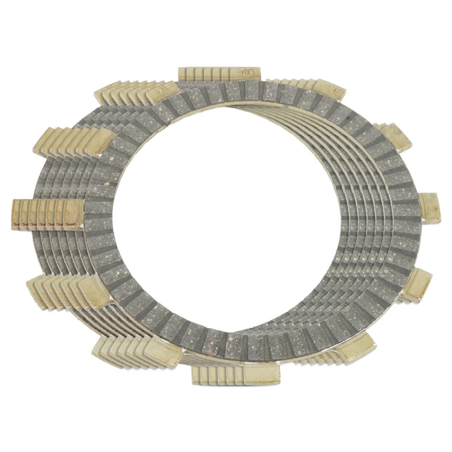 CLUTCH FRICTION PLATES Fits KAWASAKI KX125 1985 1986 1987