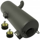 BLACK WELD EXHAUST MUFFLER SILENCER FITS Polaris 1261270-489  1261270-029