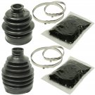 FRONT AXLE OUTER and INNER CV BOOT KIT Fits YAMAHA GRIZZLY 550 YFM550 4X4 09-14