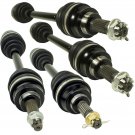 FRONT REAR LEFT RIGHT COMPLETE AXLES Fits HONDA TRX680FA Rincon 680 4X4 2006-19
