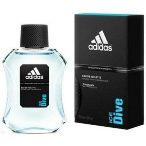 Adidas ICE DIVE Cologne for Men 3.4 oz edt 3.3 Spray New in BOX