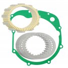 CLUTCH FRICTION PLATES and GASKET KIT Fits KAWASAKI ZR550B Zephyr 550 1990-1993