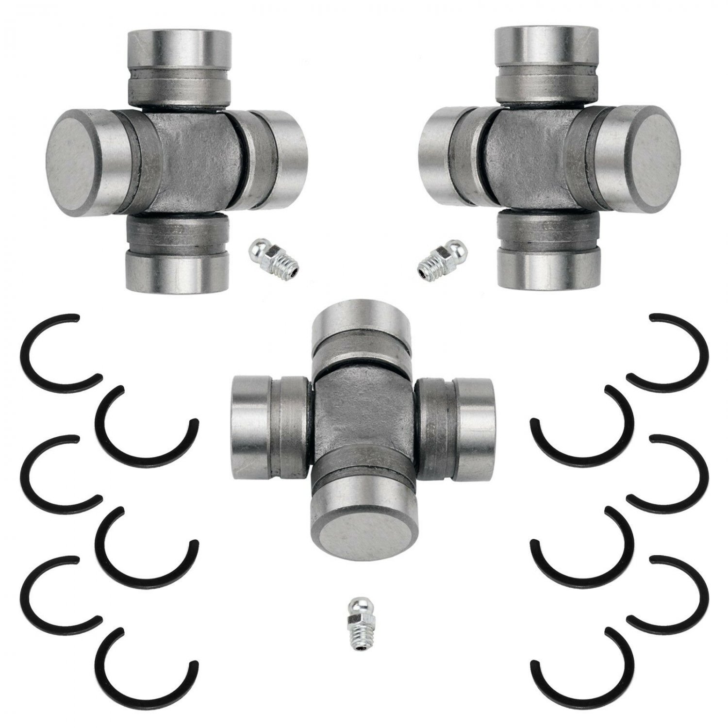 3 DRIVE PROPELLER SHAFT U-JOINT FITS Kawasaki MULE 3010 KAF620 E H J K 4x4 01-08