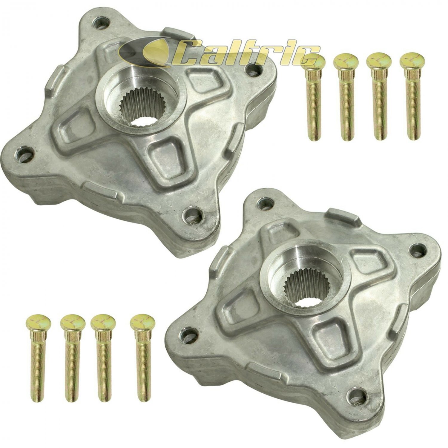FRONT LEFT RIGHT WHEEL HUBS and STUDS Fits POLARIS RZR 800 EFI 2010-2014