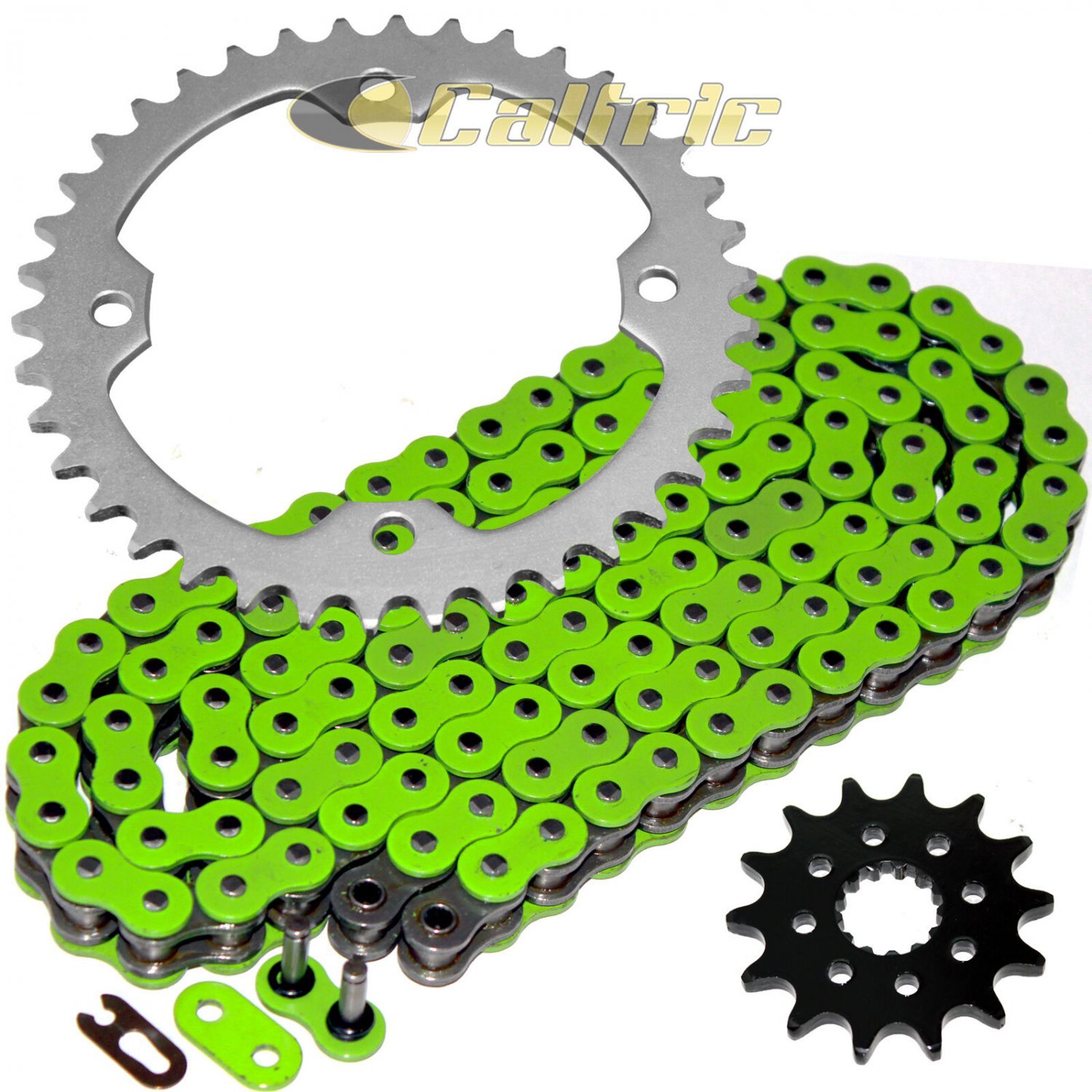 Green O-Ring Drive Chain & Sprockets Kit Fits YAMAHA YFZ450 YFZ450V 2004-2013