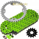 Green O-Ring Drive Chain & Sprockets Kit Fits YAMAHA YFZ450 YFZ450V 2004-2013