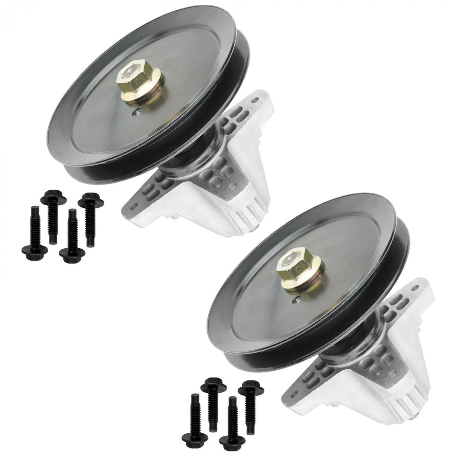 2 SPINDLE ASSEMBLY PULLEY BOLT FOR Troy Bilt MTD 618-05078 918-05078 918-0507A