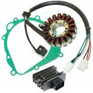 STATOR and REGULATOR RECTIFIER w/ GASKET Fits KAWASAKI KFX400 KSF400A 2003-2006