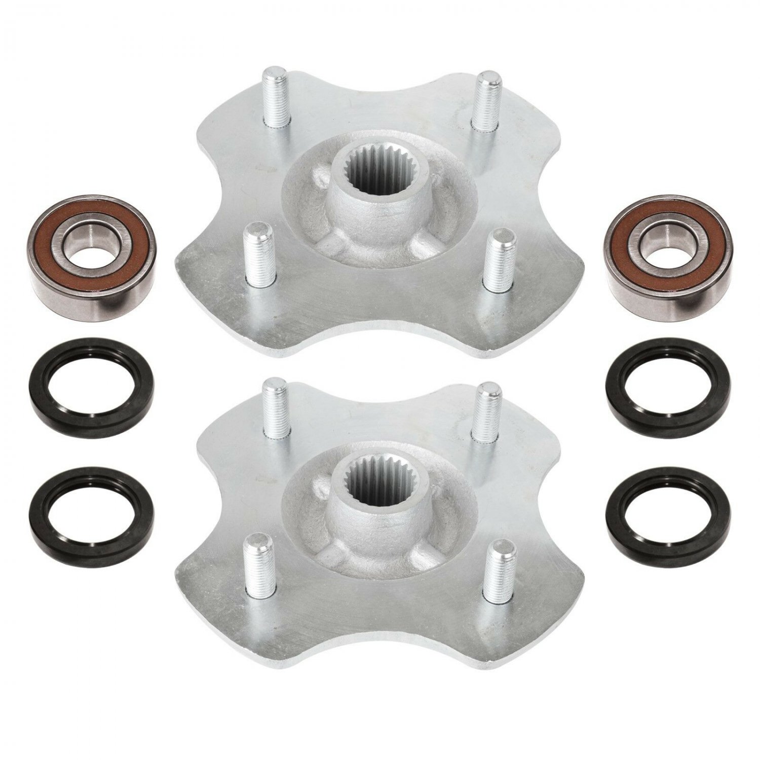 2 REAR LEFT or RIGHT WHEEL HUB w/BEARING FOR Honda TRX300 FOURTRAX 300 2X4 93-00