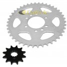 Front & Rear Sprockets Kit Fits SUZUKI LT250R QuadRacer 250 2X4 1985-1993