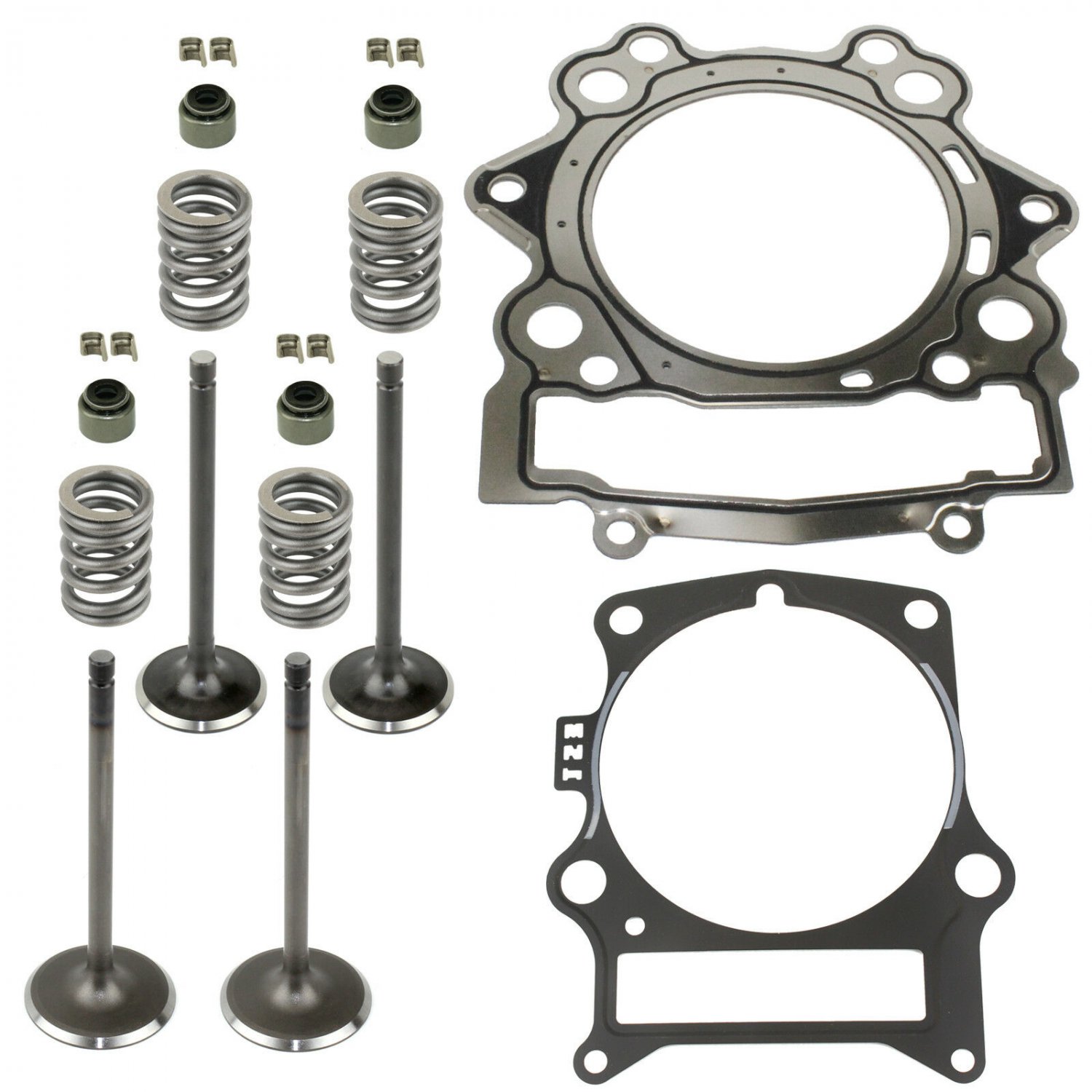 CYLINDER INTAKE EXHAUST VALVE GASKET KIT Fits YAMAHA GRIZZLY 700 YFM700FG 2007