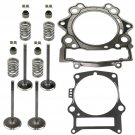 CYLINDER INTAKE EXHAUST VALVE GASKET KIT Fits YAMAHA GRIZZLY 700 YFM700FG 2007