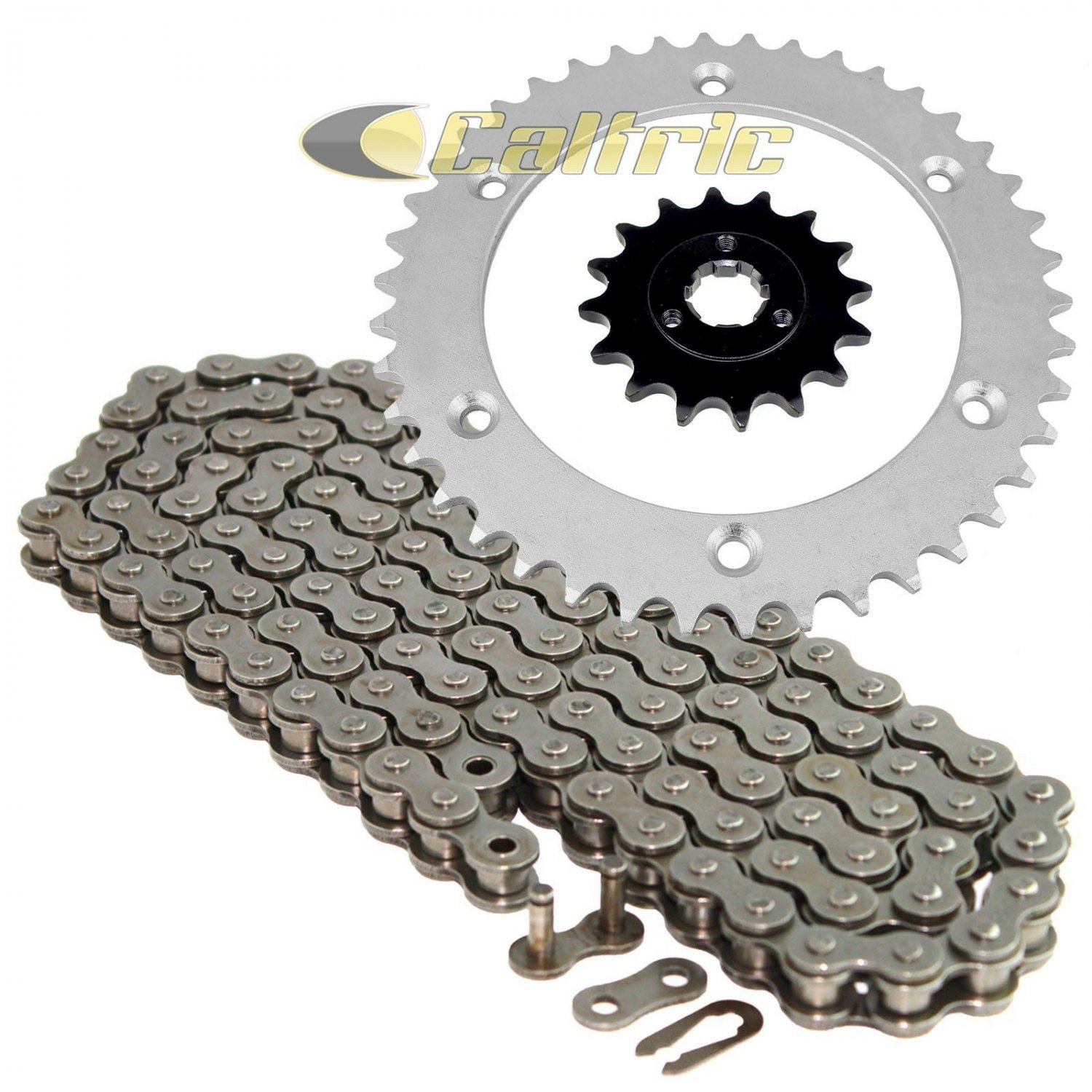 Drive Chain & Sprockets Kit Fits SUZUKI DR600S 1985-1989 DR650RSE 1990-1995