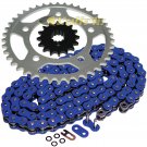 Blue O-Ring Drive Chain & Sprockets Kit Fits HONDA CB600F Hornet 2007-2013