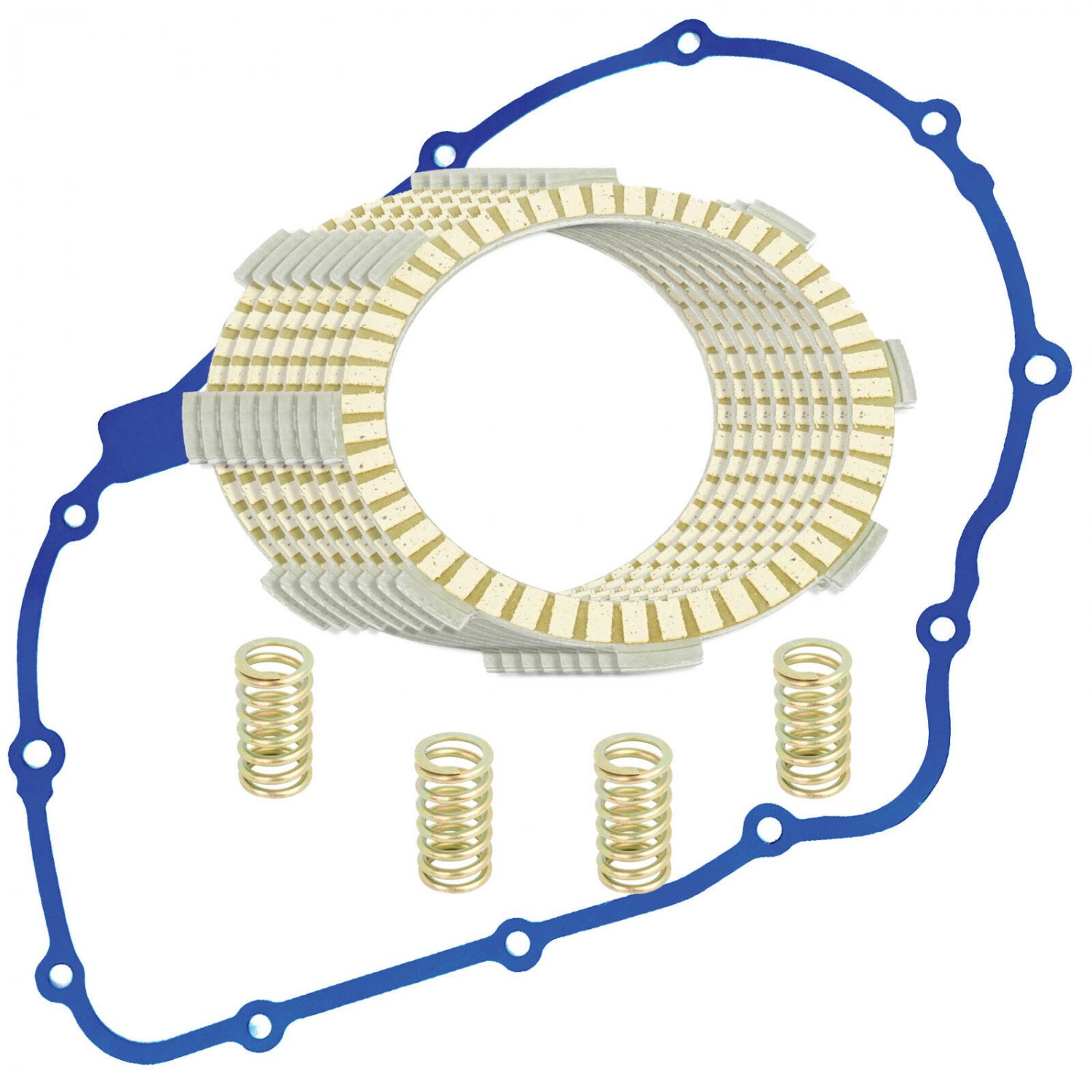 CLUTCH FRICTION PLATES and GASKET KIT Fits HONDA VF500C Magna V30 1984 1985