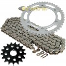 Drive Chain & Sprockets Kit Fits KAWASAKI ZX1100D Ninja ZX-11 1993-2001