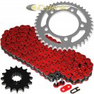 Red O-Ring Drive Chain & Sprockets Kit Fits HONDA VTR1000F Superhawk 1998-2005