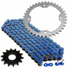 Blue Drive Chain and Sprockets Kit Fits YAMAHA YFZ450R YFZ450X 2009-2018