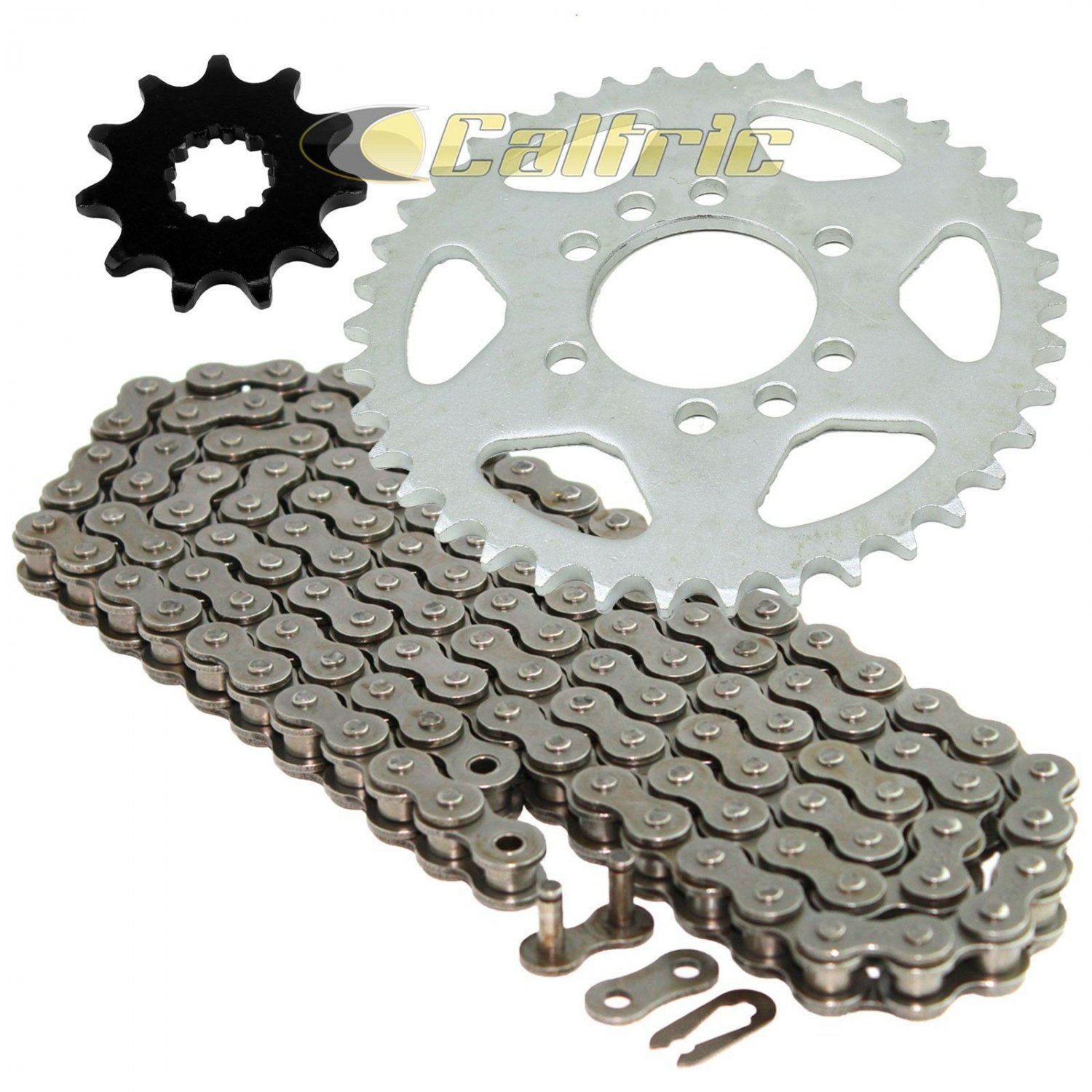Drive Chain & Sprockets Kit Fits SUZUKI LT160E QuadRunner 160 1989-1992