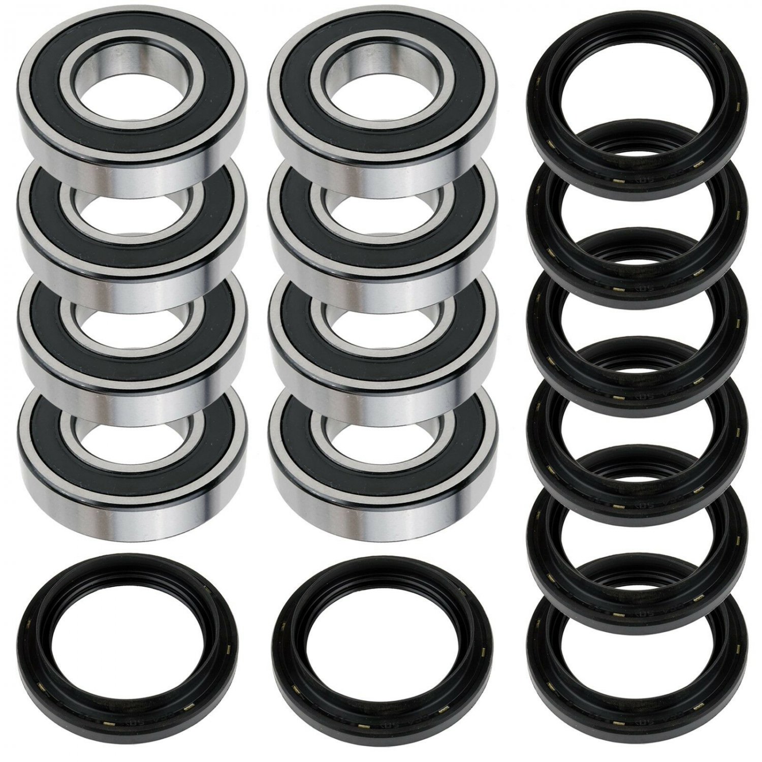 8 FRONT REAR WHEEL KNUCKLE BEARING SEAL FOR Yamaha WOLVERINE 700 YXE70 4X4 16-17