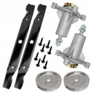 2 SPINDLE ASSEMBLY PULLEY BLADE Husqvarna LS2042 2246 2348 XLS2146 2346 GXLS2354