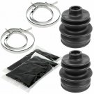 FRONT AXLE INNER OUTER CV BOOT KIT Fits ARCTIC CAT 250 300 400 454 500 4X4 98-01