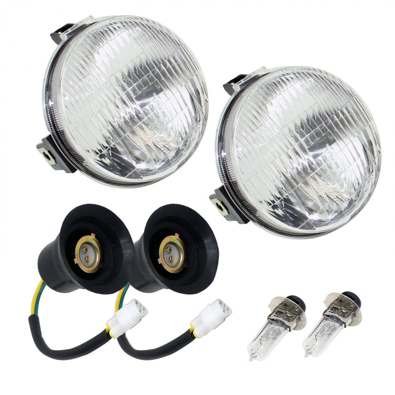 LEFT and RIGHT HEADLIGHT KIT FIT Yamaha WOLVERINE 350 YFM350 FX 4X4 2002-2005