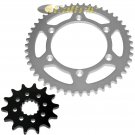 Front & Rear Sprockets Kit Fits YAMAHA YZ426F 2000 2001 2002 / YZ450F 2003 2004